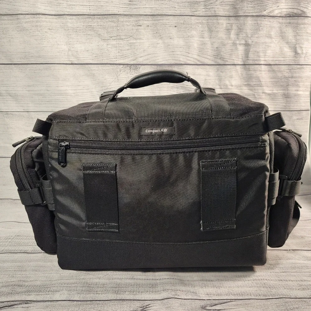 Lowepro Compact AW Camera Bag Black Shoulder Gadget Bag with All Weather Cover